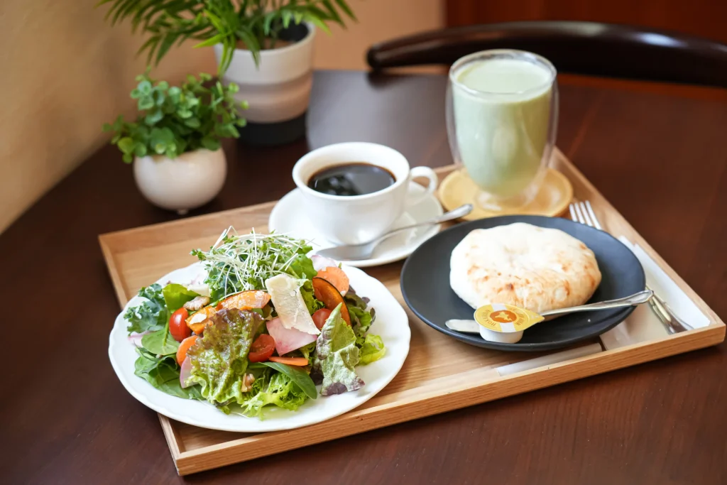 カフェの食事
